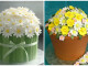 Top Cakes with Daisies