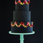 Amazing Black Wedding Cake