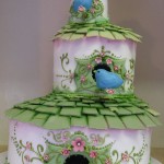 Birdhouse Wedding Cake