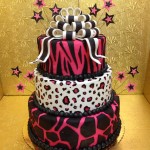 Cheetah Birthday Cake