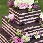 Chocolate Wedding Cake Naked by Cassidy Budge Cake Design