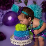 Colorful Ruffle Cake