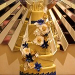 Elegant Gold Cake