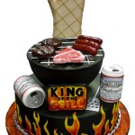 For the KING of Grill Cake