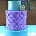 Peacock Wedding Cake