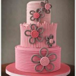 Pink Flower Cake