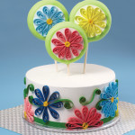 Quilled Cake Cookie Topper