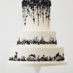 Silhouette Wedding Cake