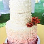 Sweet Ombre Wedding Cake