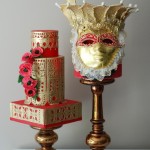 Venetian Mask Cake by Albena