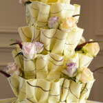 White Chocolate Ruffle Cake