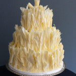 White Chocolate Shards Cake