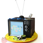 Birthday Television Set Cake