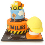 Boys Construction Themed Cake