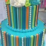 Cake with Amazing Stripes