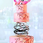 Cherry Blossom Wedding Cake