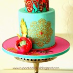 Colorful Moroccan Inspired Cake