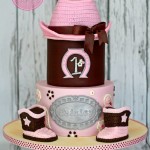 Cowgirl Birthday Cake