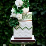 Green Flower Cake