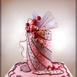 Indian Pink Wedding Cake