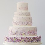 Pretty Floral Wedding Cake