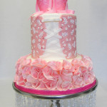 Sugar Shoes Sparkly Fondant Cake