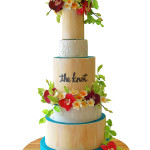 Tropical Themed Cake for The Knot!