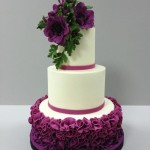 Violet Ruffle Cake