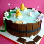 Barrel Baby Shower Cake