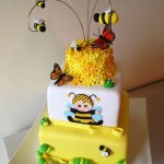 Butterfly Bumble Bee Cake