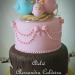 Cute Birds Cake