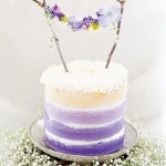 Dreamy Lavender Woodland Fairy Party Cake