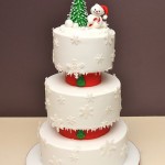 Elegant Christmas Cake