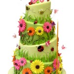 Garden Bug cake