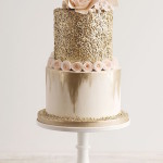 Gold Sensational Wedding Cake