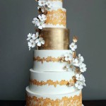 Gold Shannon Bond Cake Design