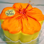 Hibiscus Flower Cake