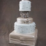 Metallic Romance Cake