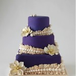 Purple Wedding Cake