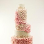 Ruffles and Pearls Cake