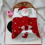 Sleeping Santa Cake