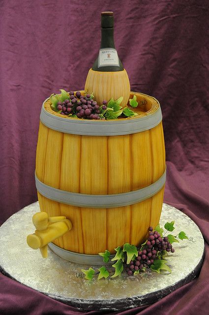 Wine Bottle and Crate Cake Tutorial - Veena Azmanov