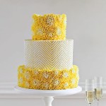 Yellow and White Cake