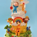 Baby TV Cake