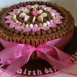 Beautiful Chocolate Birthday Cake