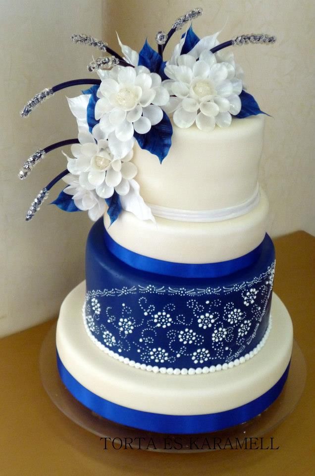 HEER PINK & BLUE CAKE - Rashmi's Bakery