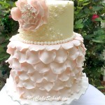 Elegant Fondant Petal Cake from the Video Library of My Cake School