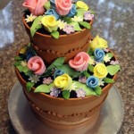 Flower Pot Cake