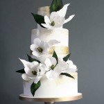 Full Blossom Magnolias Cake