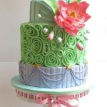 Garden Extravaganza Cake by BakingPassion